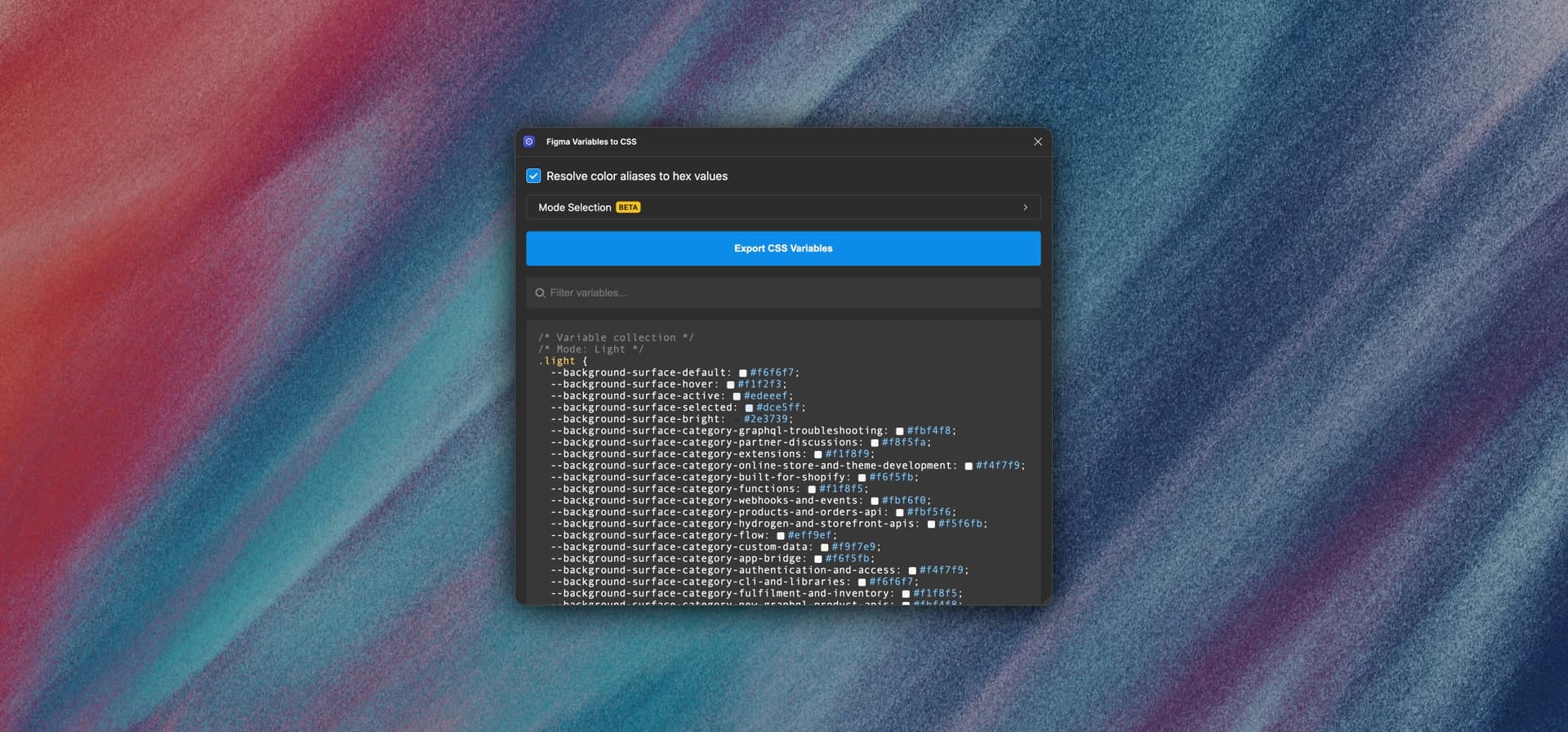 Export Figma Variables as CSS Variables with Ease